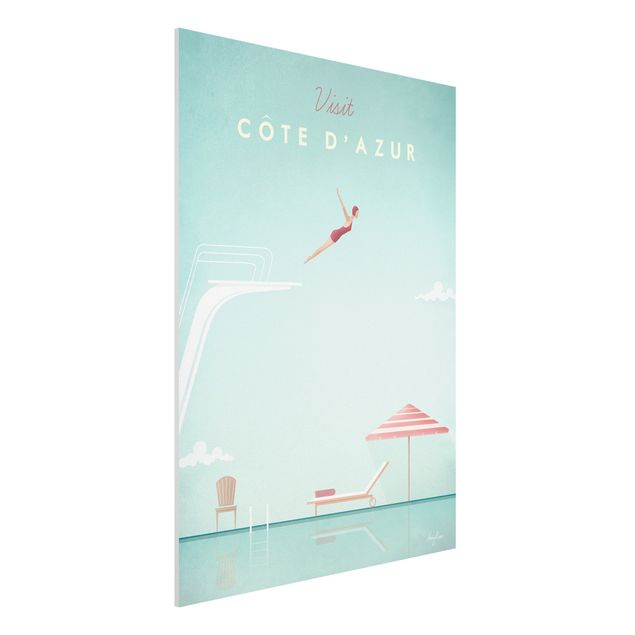 køkken dekorationer Travel Poster - Côte D'Azur