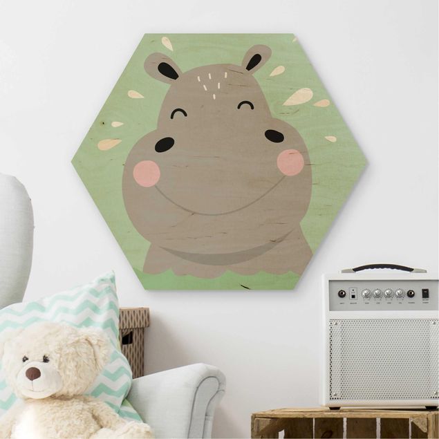 Børneværelse deco The Happiest Hippo