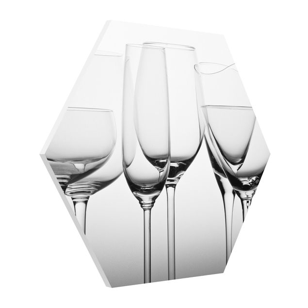 Billeder moderne Fine Glassware Black And White
