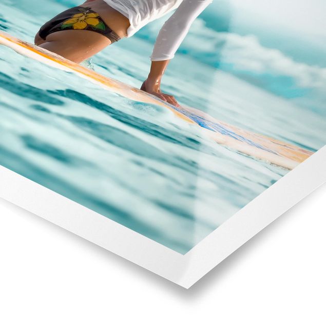 Plakater strande Surfer