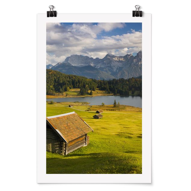 Billeder landskaber Geroldsee Lake Upper Bavaria