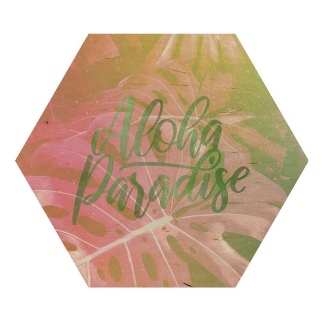 Sekskantede billeder Rainbow - Aloha Paradise