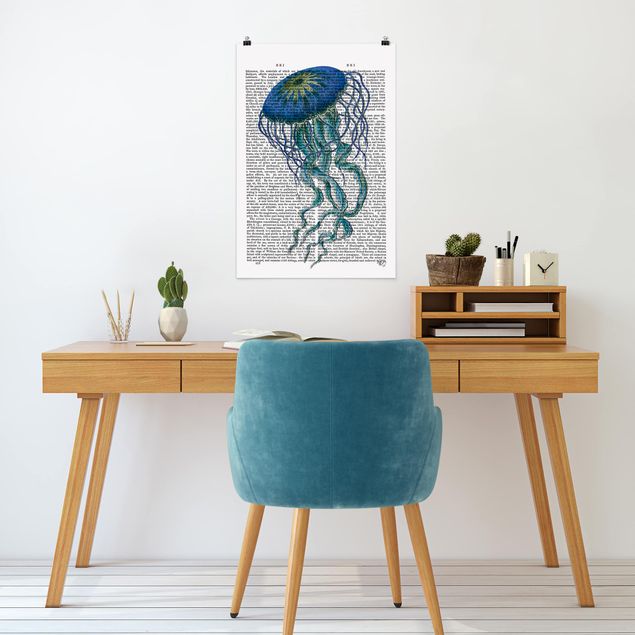 Plakater dyr Animal Reading - Jellyfish