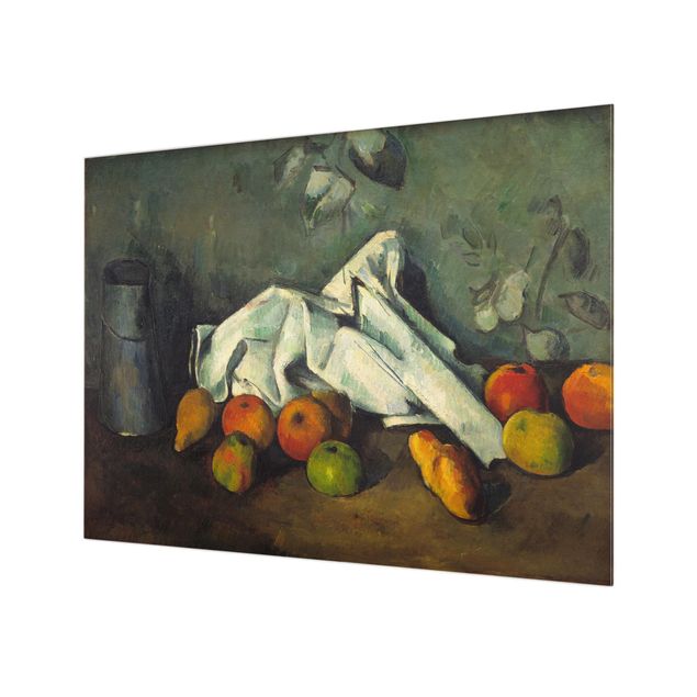 Stænkplader glas Paul Cézanne - Milk Can And Apples