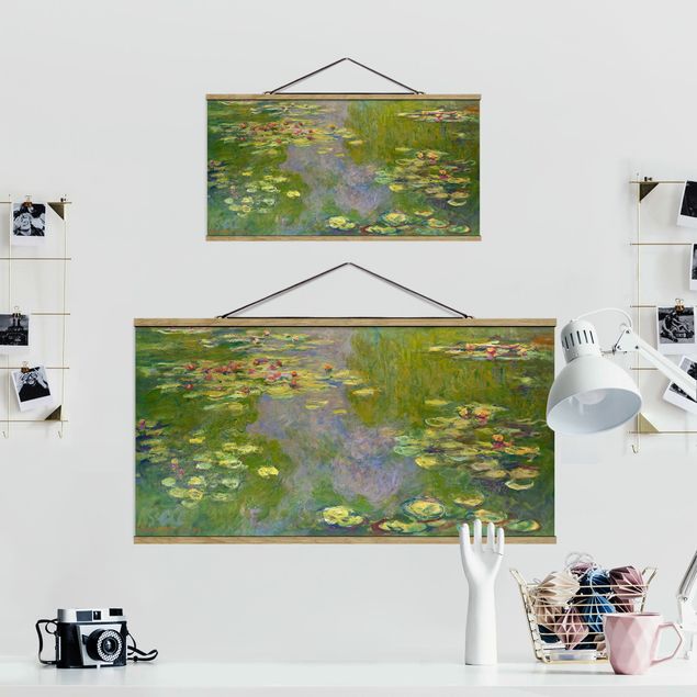 Billeder kunsttryk Claude Monet - Green Waterlilies