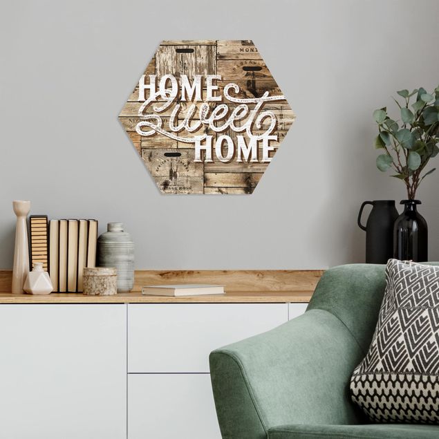 Billeder ordsprog Home sweet Home Wooden Panel