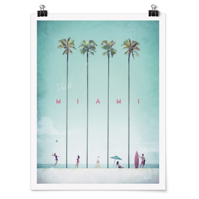 Billeder hav Travel Poster - Miami