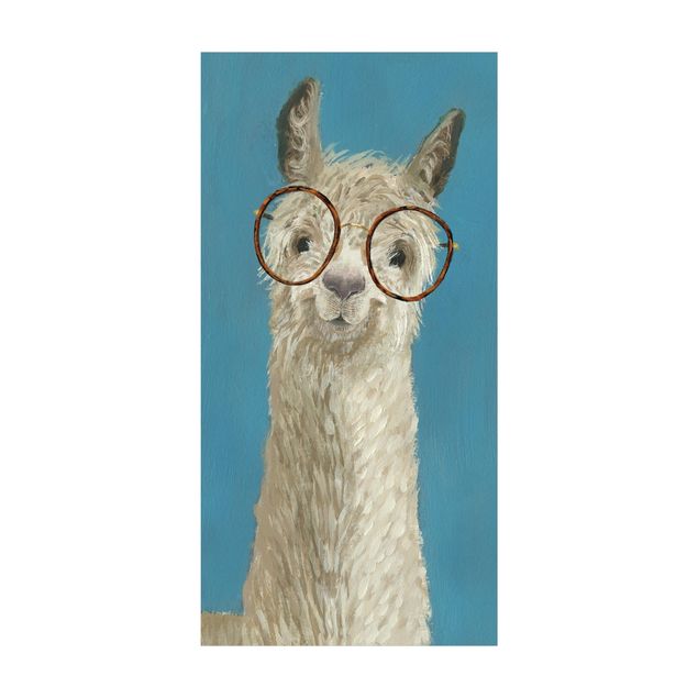 moderne tæppe Lama With Glasses I