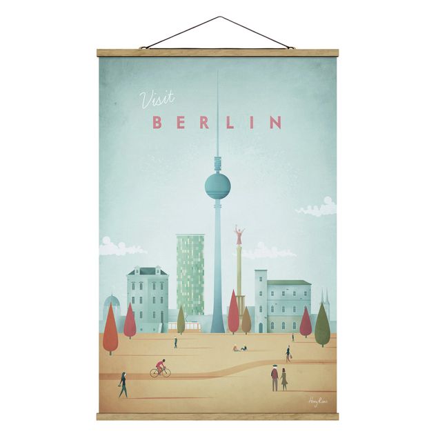 Billeder kunsttryk Travel Poster - Berlin