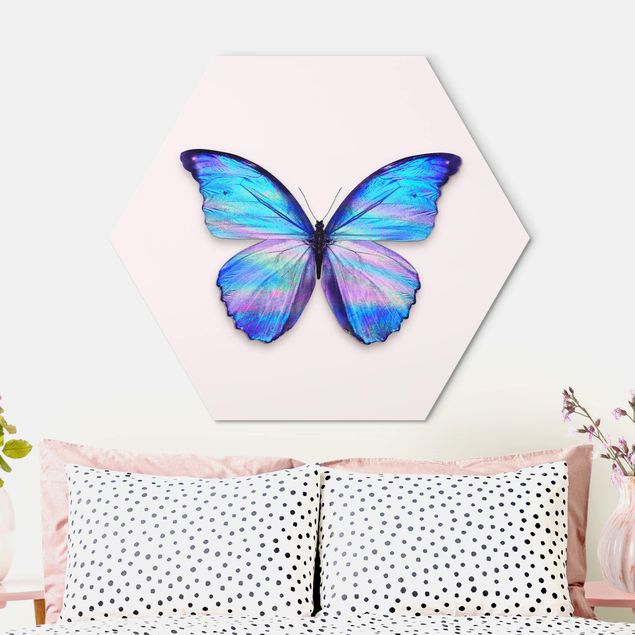 køkken dekorationer Holographic Butterfly