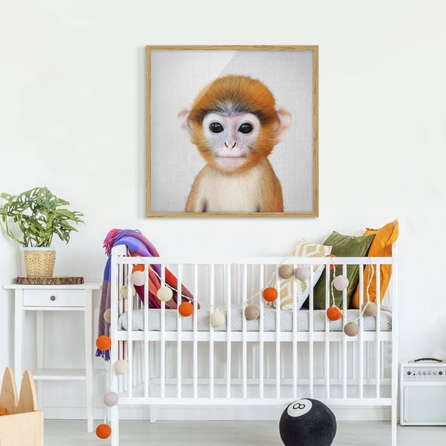 Børneværelse deco Baby Monkey Anton