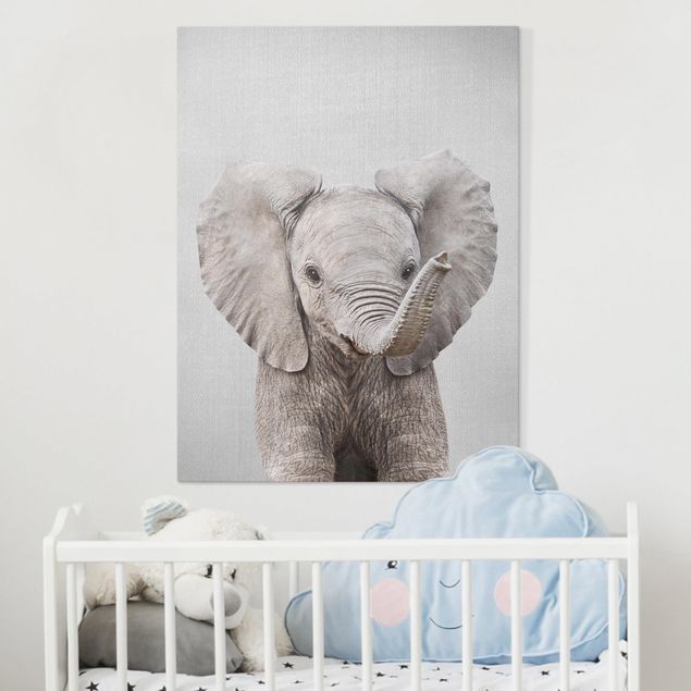 Billeder på lærred elefanter Baby Elephant Elsa
