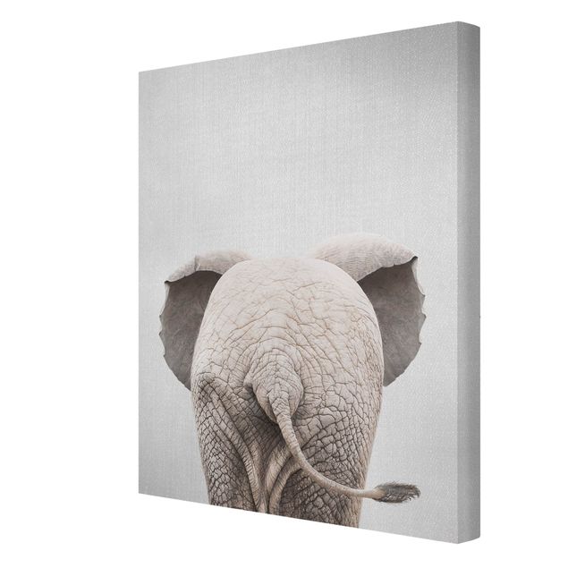Billeder moderne Baby Elephant From Behind