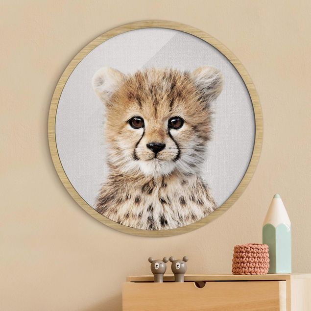 Rund billeder Baby Cheetah Gino