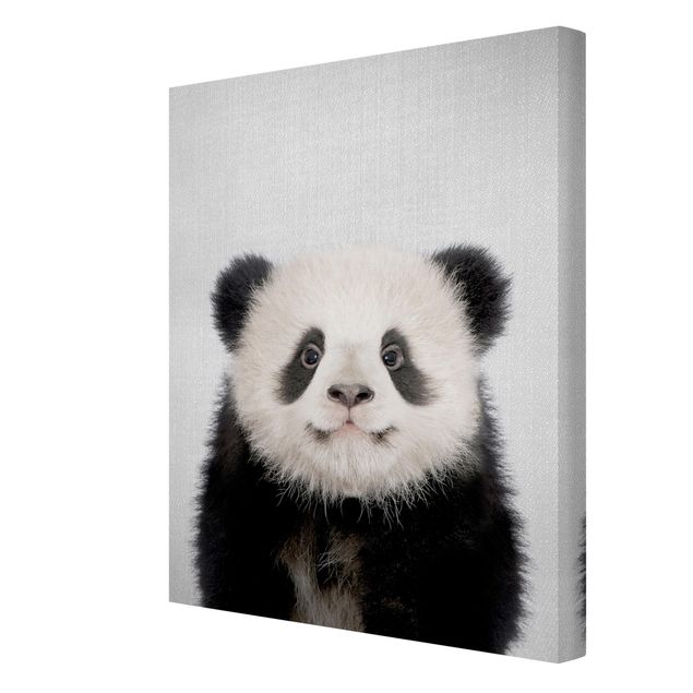 Billeder sort og hvid Baby Panda Prian