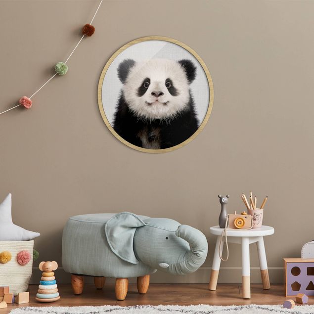 Rund billeder Baby Panda Prian