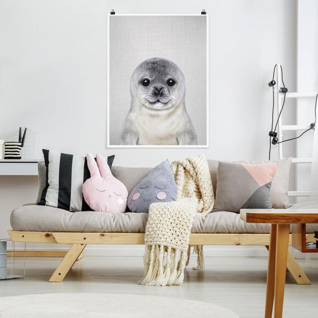 Plakater dyr Baby Seal Ronny