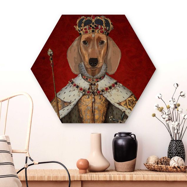 køkken dekorationer Animal Portrait - Dachshund Queen