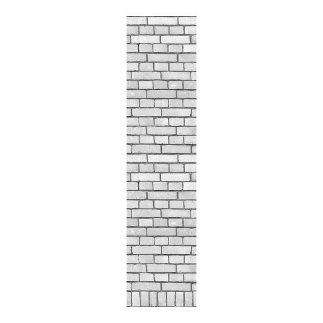 Panelgardiner mønstre Brick Wallpaper White London