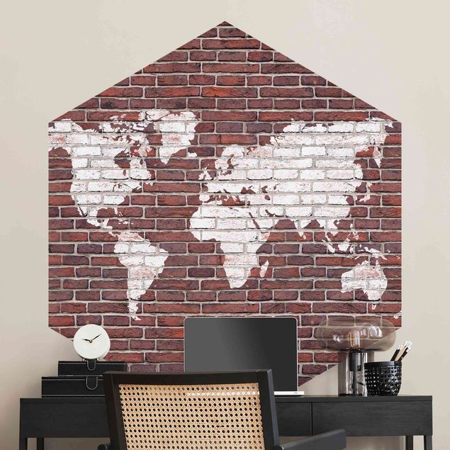 Murstenstapet Brick World Map