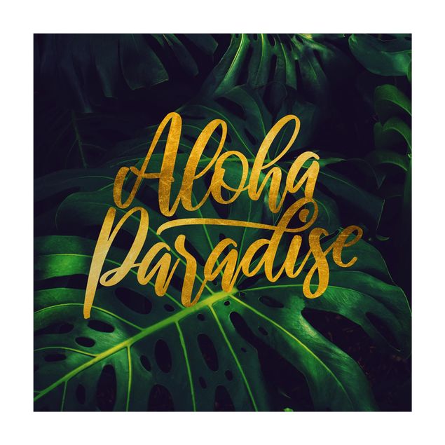 guld tæppe Jungle - Aloha Paradise