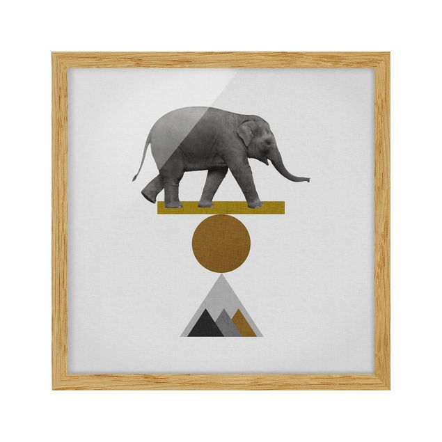 Billeder moderne Art Of Balance Elephant