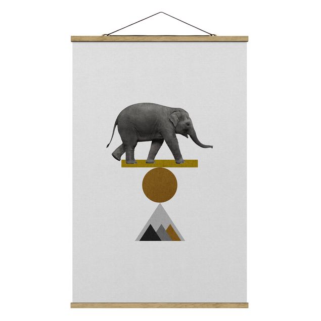 Billeder moderne Art Of Balance Elephant