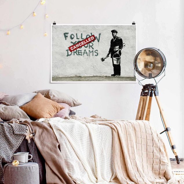 Billeder moderne Follow Your Dreams - Brandalised ft. Graffiti by Banksy