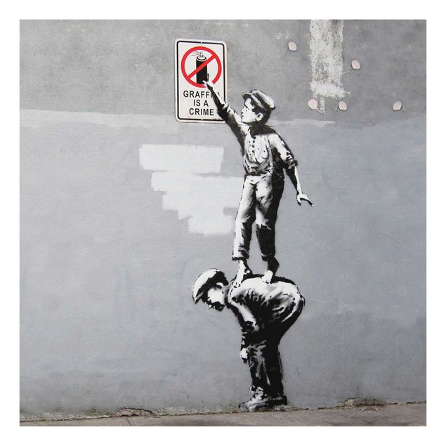 Billeder Graffiti Is A Crime - Brandalised ft. Graffiti by Banksy