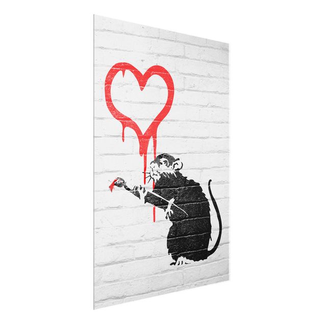 Billeder sort og hvid Love Rat - Brandalised ft. Graffiti by Banksy