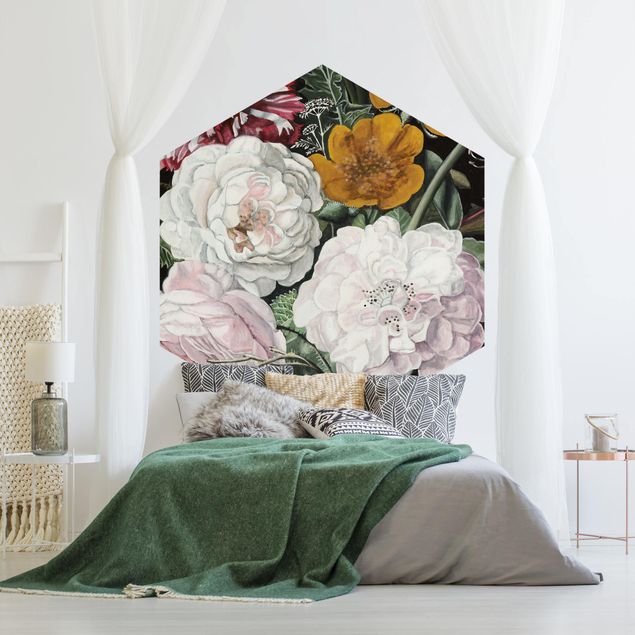 Moderne tapet Baroque Bouquet