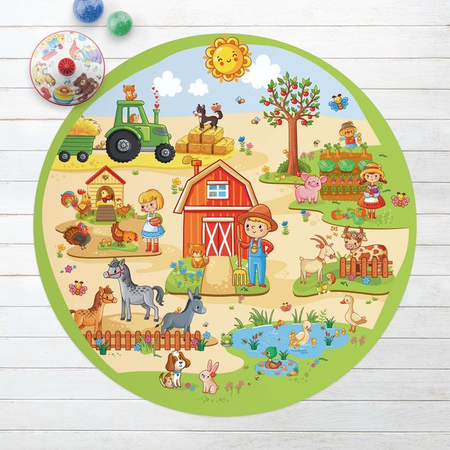 Børneværelse deco Playroom Mat Farm - Farm Work Is Fun