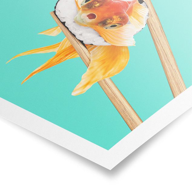 Billeder blomster Sushi With Goldfish