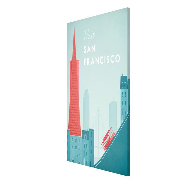 Billeder kunsttryk Travel Poster - San Francisco