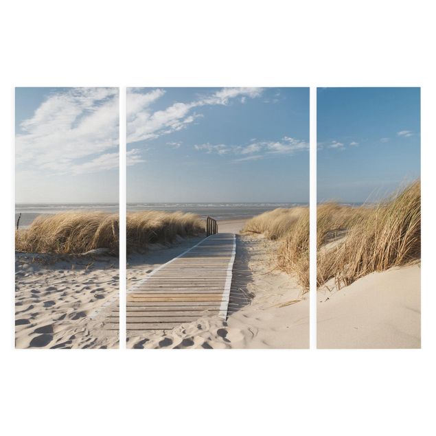 Billeder på lærred landskaber Baltic Sea Beach