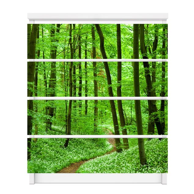 Møbelfolier Romantic Forest Track