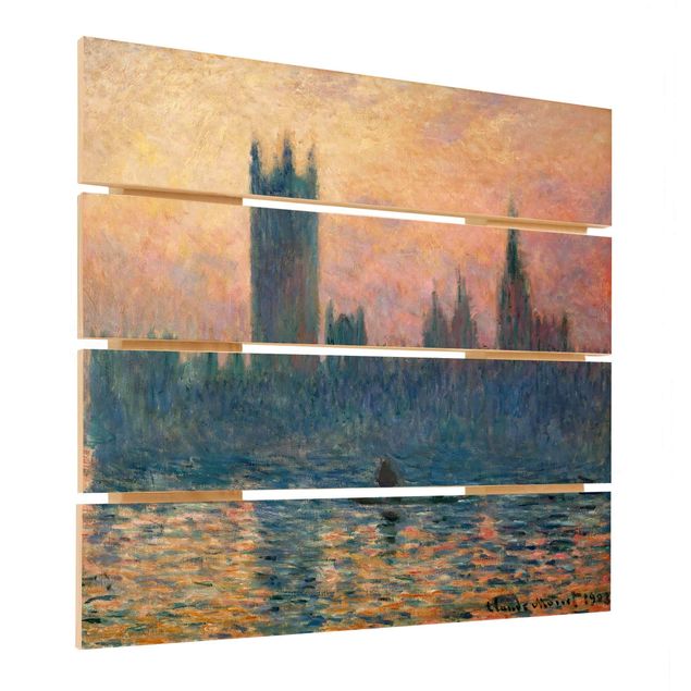 Billeder Claude Monet - London Sunset