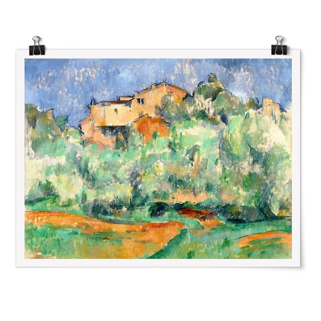 Kunst stilarter Paul Cézanne - House And Dovecote At Bellevue