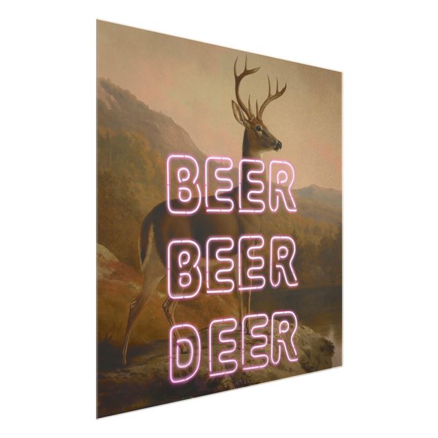 Billeder kunsttryk Beer Beer Deer