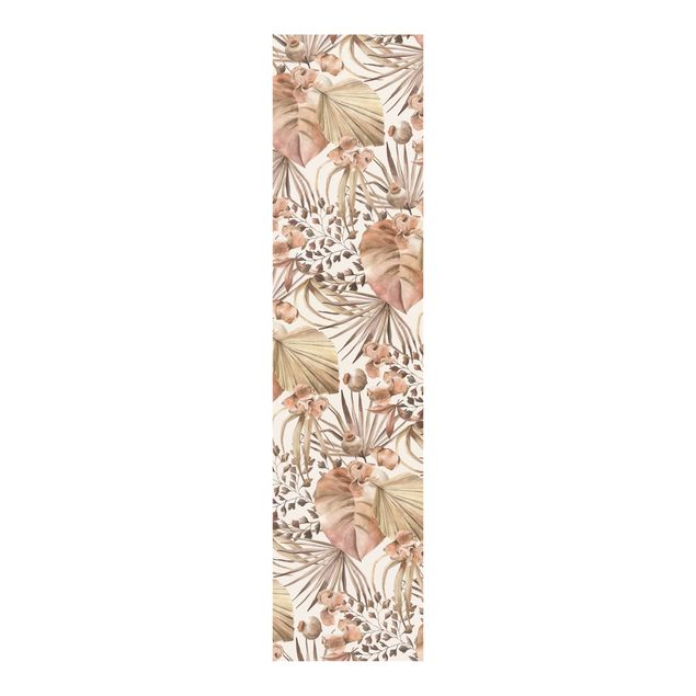 Panelgardiner blomster Abstract Graphics In Peach-Colour