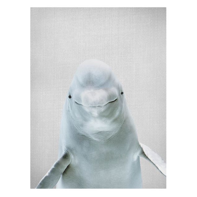 Billeder på lærred dyr Beluga Whale Bob
