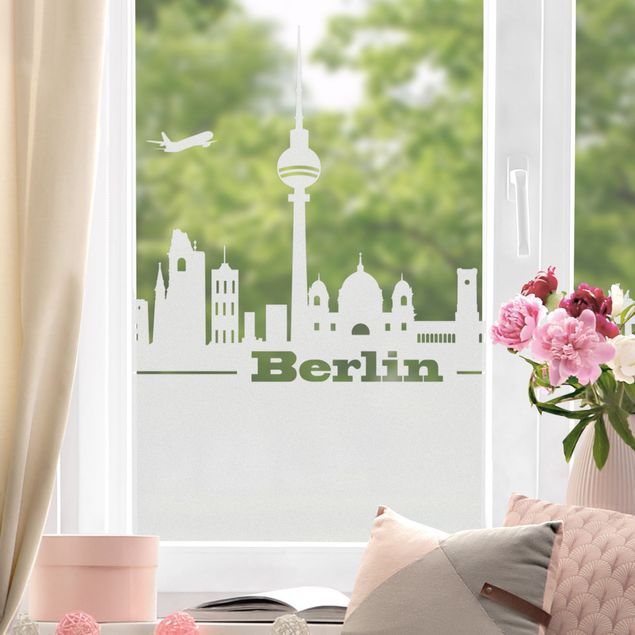 Selvklæbende folier Berlin Skyline border