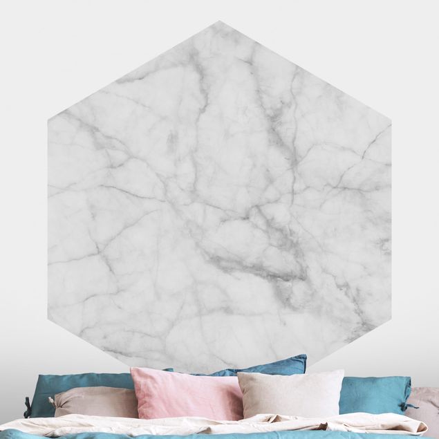 Tapet marmor Bianco Carrara