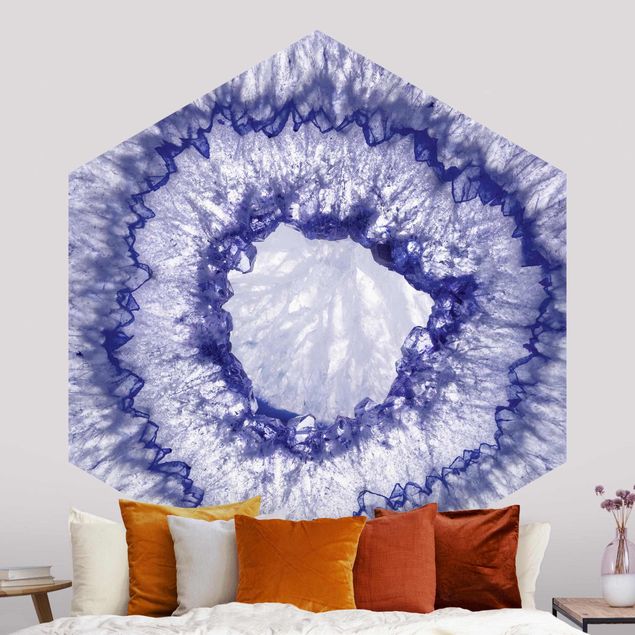 køkken dekorationer Blue Purple Crystal