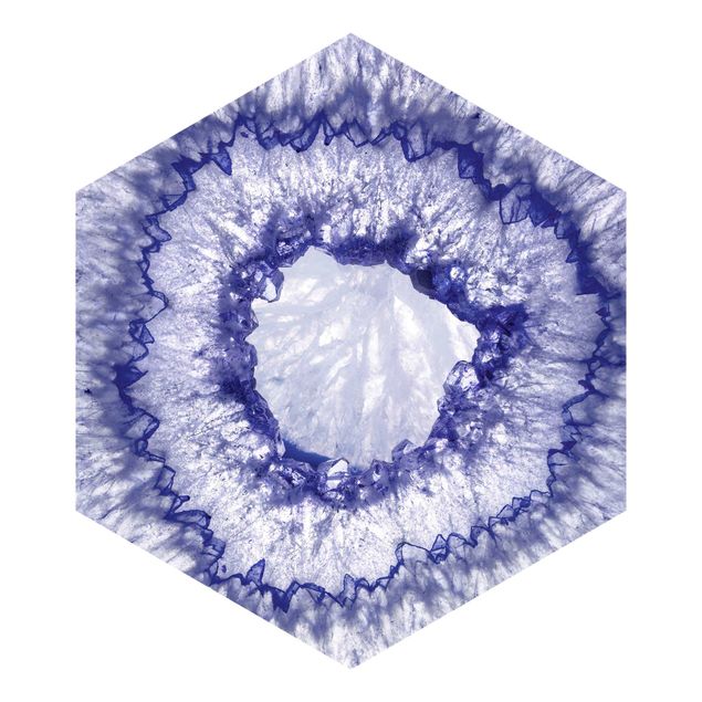 Tapet Blue Purple Crystal