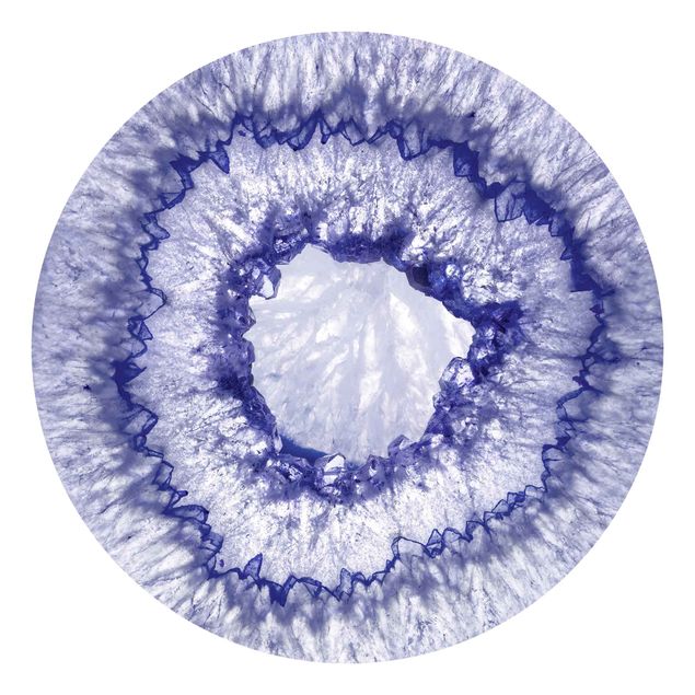 Moderne tapet Blue Purple Crystal