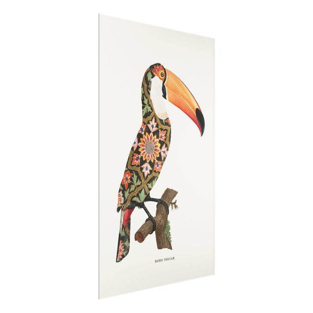 Billeder farvet Boho Birds - Toucan