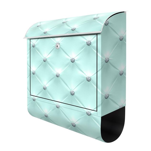 Postkasser Diamond Turquoise Luxury
