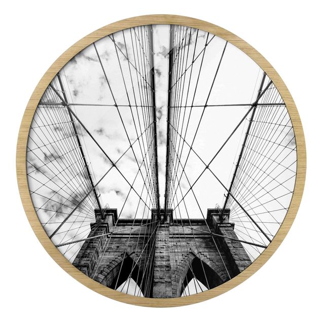 Billeder industriel Brooklyn Bridge In Perspective