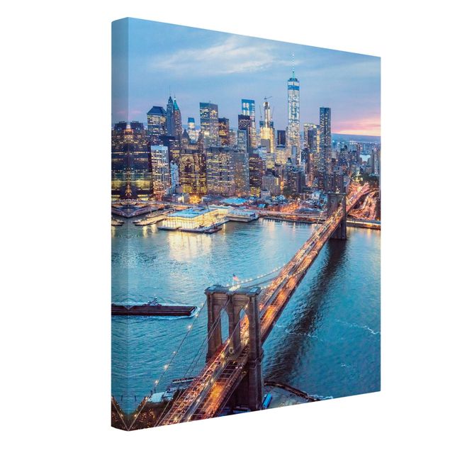 Billeder arkitektur og skyline Brooklyn Bridge New York